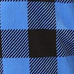 black & royal buffalo plaid