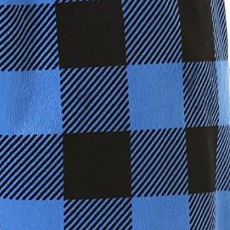 black & royal buffalo plaid