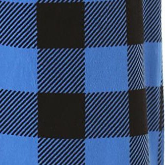 black & royal buffalo plaid