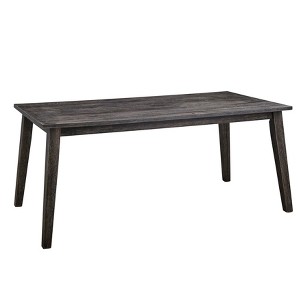 Callie Mid-Century Dining Table Gray - Lifestorey: Scandinavian Style, Seats Six, MDF Wood, 66" Length - 1 of 4