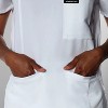 Members Only Siena V-Neck Scrub Top for Women With Double Chest And Waist Pockets - 4 of 4