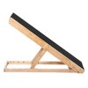 Resenkos Elevated Pet Ramp for Dogs and Cats, Foldable and Height Adjustable with Non-slip Finish, Pine 35.5"L x 16"W x 24"H, Black - 2 of 4