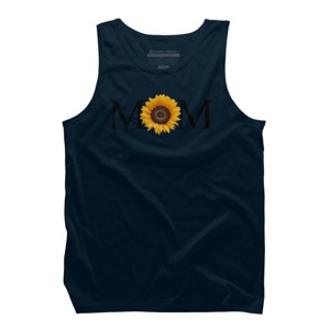 Men's Design By Humans Mother's Day Sunflower Mom By FridayFusion Tank Top - 1 of 2