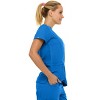 Medichic Women's Medical Scrubs Set- V-Neck with Flare Pant - 4 of 4