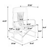 1 Piece Heavy Duty Camping Directors Chair,Oversized Portable Folding Chair with Side Pocket,Portable Camping Chair for Beach,Fishing-Coolbibila - 4 of 4