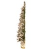 National Tree Company 6 ft. Frosted Colonial Slim Half Tree with Clear Lights - 4 of 4