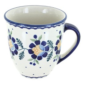 Blue Rose Polish Pottery K106 Manufaktura Breakfast Mug - 1 of 2