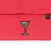 Dalix Martini Embroidered Beanie Food Warm Winter Knit Hat Women - 2 of 4