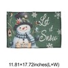 Unique Bargains Christmas Place Mats Snowman Flax 11.8"x17.7" 2 Pcs - 3 of 4