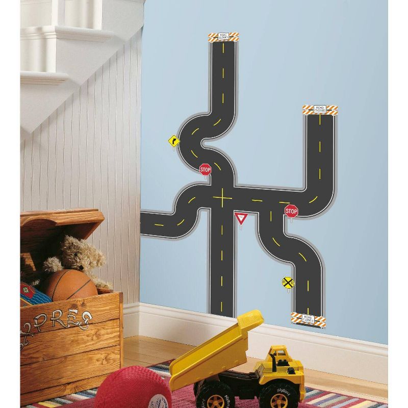 Build a Road Peel and Stick Wall Decal - RoomMates, 3 of 8