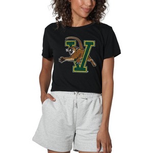 Women's University Of Vermont Distressed Primary Crop Top T-Shirt - 1 of 4