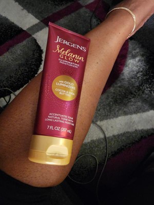 Jergens Natural Glow Melanin Glow Body Lotion - Gold - 7 Fl Oz : Target