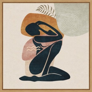 Amanti Art Lady by Emel Tunaboylu Framed Canvas Wall Art - 1 of 4