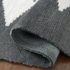 Shag Area Rug Non-Slip Geometric Rug Soft Rug Thick Comfy Rug for Living Room, 4' x 6' Gray - 4 of 4