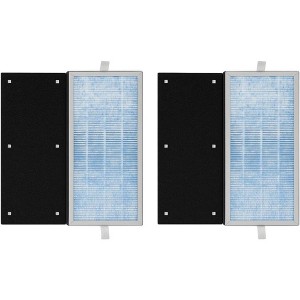 Nispira MS18 Filter Replacement for Membrane Solutions Tower Air Purifier Tower 4-in-1, Compatible Replacement, 2 Pack - 1 of 4