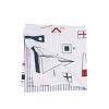 C&F Home Windward Port Cotton Reversible Napkin Set of 6 - 3 of 3