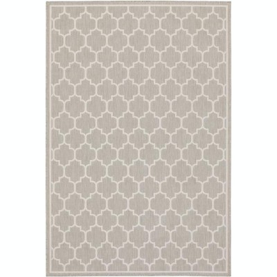 Oriental Weavers Portofino 1636H Grey/ Ivory Indoor/Outdoor Area Rug - 1'10" x 7'3"