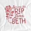 Yellowstone Love Me Like Rip Loves Beth Adult T-Shirt White - 2 of 4