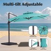 Hyleory 108'' Square Cantilever Umbrella - 2 of 4