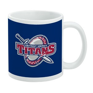 University of Detroit Mercy Secondary Logo Ceramic Coffee Mug Novelty Gift Mugs for Coffee Tea and Hot Drinks 11oz White - 1 of 4