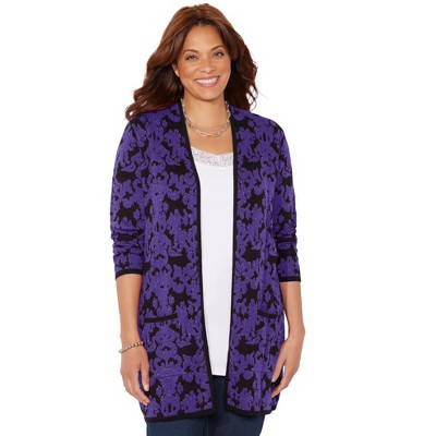 Catherines Women's Plus Size Luxe Sweater Cardigan