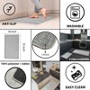 Evideco French Home Goods Woven Effect Kitchen Mats - Non-Slip, Washable, Available in Two Sizes - 3 of 4