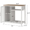 40 Gallon Fish Tank Stand, Aquarium Stand With Power Outlets, Cabinet for Fish Tank Accessories Storage, Heavy Duty Breeder Tank Suitable - 3 of 4