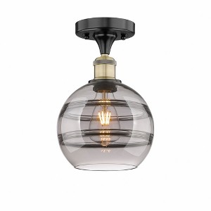 Rochester - 1 Light Semi-Flush Mount In Industrial Style-10 Inches Tall and 8 Inches Wide - 1 of 1