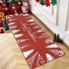 Christmas Living Room Rug, Washable Low Pile Non Slip Area Rug, Soft Tree Decorative Carpet for Bedroom, Dining, Holiday Home Decor - 2 of 4