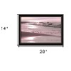 HomeRoots Breakfast On The Beach Black Framed Print Wall Art - 3 of 4