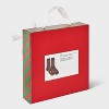 Women's Chocolate Candy Christmas 2pk Crew Socks - Brown 4-10 - 4 of 4