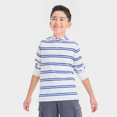 Boys' Long Sleeve Pull-Over Hooded T-Shirt - Cat & Jack™