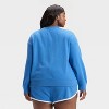 Women's Graphic Pullover Sweatshirt - Universal Thread™ Light Blue Letters - 2 of 3