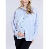 Women's Long Sleeve Button-Up Poplin Shirt | Motherhood Maternity - 4 of 4
