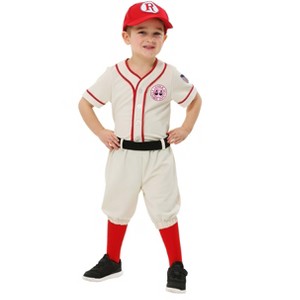 HalloweenCostumes.com A League Of Their Own Toddler Jimmy Costume. - 1 of 4