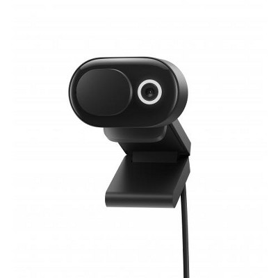 Microsoft Modern Webcam Matte Black - High-quality 1080p HD video at 30 fps - 78 degree viewing angle - Integrated privacy shutter