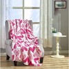 Kate Aurora Valentine's Day Floral Hearts Ultra Soft & Plush Accent Throw Blanket - 50 In W X 60 In. L - image 2 of 3