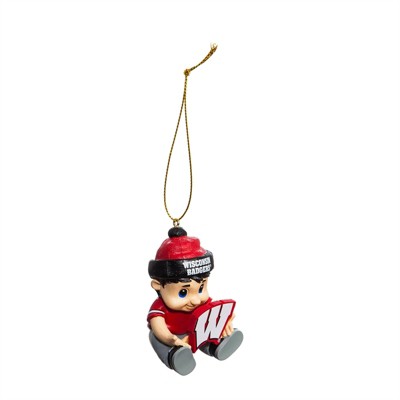 Evergreen University of Wisconsin-Madison New Lil Fan Ornament