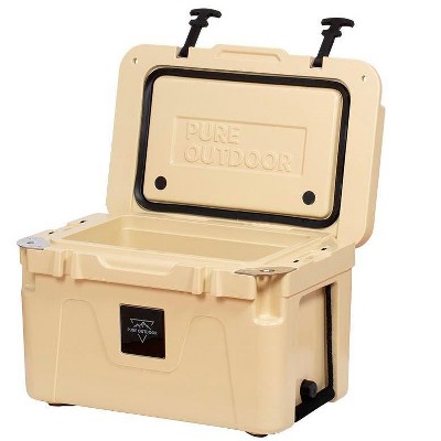  Monoprice Emperor Cooler - 25 Liters - Tan | Securely Sealed, Ideal for The Hottest and Coldest Conditions - Pure Outdoor Collection 