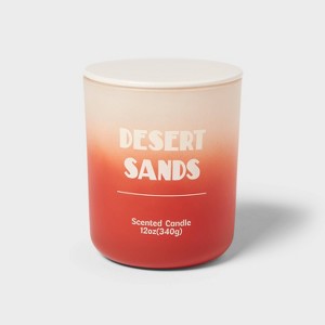 12oz Frosted Ombre Jar Candle Desert Sands - Room Essentials™ - 1 of 3