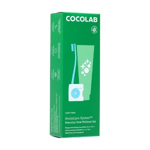 Cocolab SmileCare System Oral Care Kit with Cocofloss Woven Expanding Dental Floss, Cocoshine Whitening Toothpaste and Toothbrush - 1 of 4