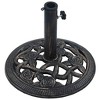 vidaXL Umbrella Base Patio Parasol Umbrella Stand Weighted Base Cast Iron - Bronze 15.7" x 15.7" x 12.6" - 4 of 4