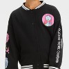 Girls' Sally Apothecary Varsity Jacket - White/Black - 2 of 4