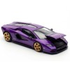 Lamborghini Countach LPI 800-4 Viola Pasifae Purple Metallic "Hong Kong Toycar Salon 2025" 1/64 Diecast Model Car by Pop Race - 2 of 4