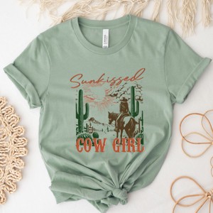 Simply Sage Market Sunkissed Cowgirl Short Sleeve Tee - 1 of 4