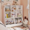 MaseiKar Kids Bookshelf, Toy Storage Cabinet, Kids Toy Organizer 8 Cubicles, Bookcase Footboard, Bookshelf for Kids, for Playroom, Bedroom, and School - 2 of 4