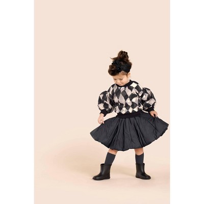 Girl Organza & Terry Sweatshirt - OMAMImini