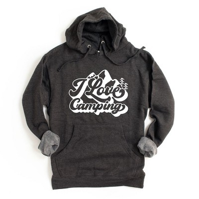 Simply Sage Market Women's Graphic Hoodie Happy Camper I Love Camping
