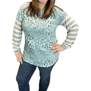 Women's Animal Love Top - honeyme - 1 of 2