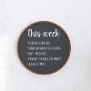 Merrick Lane Round Magnetic Chalkboard with Eraser, Chalk and Solid Wood Frame - 2 of 4